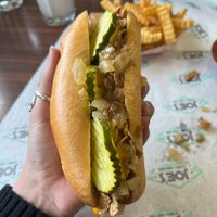 Messy goodness!   at Joe's Steaks + Soda Shop in Philadelphia