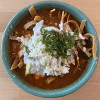Best tortilla soup on earth !  at Tacotarian - Blue Diamond Rd in Las Vegas