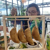 Empanadas special   at Tacotarian - Blue Diamond Rd in Las Vegas