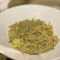 Pesto Trofie  at Origami in La Spezia