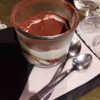 Tiramisu 6 eur at Origami in La Spezia