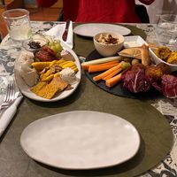 Cheese Plate (left) and Mezze Plate (right) at Origami in La Spezia