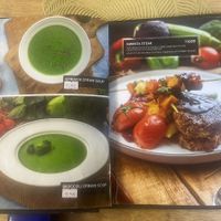 Menu choices  at Agnista Restaurant - Lagshan Center in Ulaanbaatar