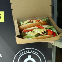 Vegan Hot Dog  at Quwwa in Busteni