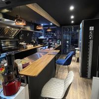 Inside the coffee shop  at Quwwa in Busteni