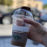 Latte Macchiato mit Cocosmilch  at Gregory's in Crete