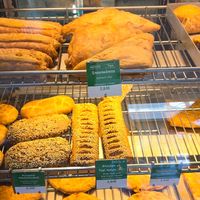 Vegan spinach pie at Gregory's in Crete