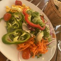 Fresh and honest salad  at Can Jaume Beach Bar in Ibiza