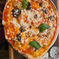 Sottobosco pizza at Pizzeria Daniela in Montebelluna