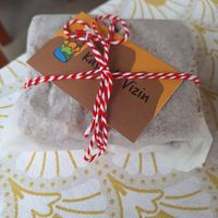 De postre, pan de banana. Riquísimo at Kasa d' Vizin Restaurant in Eito