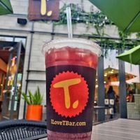 Sparkling Acai Pomegranate at Tea Bar & Fusion Cafe in Sacramento