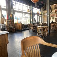 Quaint Decor and Spread Out Interiorr  at The Den Cafe in Santa Ana