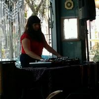 dj in da house at The Den Cafe in Santa Ana