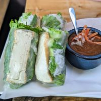 Tofu salad roll at Ba's Vietnamese Comfort Food in Albany