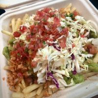 Vegan Nacho Fries!  at Uncle Stoney's in Kalaheo