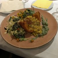 Pumpkin corn pesto cale roasted pumpkin seeds  at Hoflieferant in Magdeburg