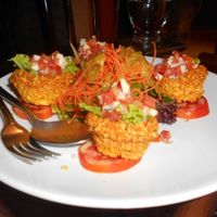 Rasayana Raw Food Cafe - Taco Cups - tasty! at Rasayana Raw Food Cafe in Pattaya