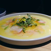 Beetroot tiradito  at Los Mochis in London