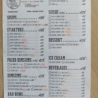 Menu 1.2 at The Noodle Theory in Mysore