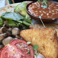 vegan breakfast  at Nonos in London