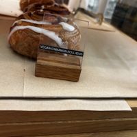 Vegan cinnamon roll  at Cloud Picker in Dublin