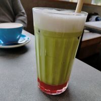 Look at that oat foam! at Copper + Straw in Dublin