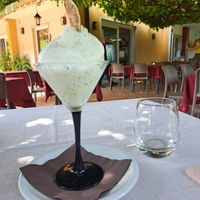 Sorbetto limone e menta at Le Rasole in Garda