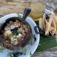 Vegan Ceviche  at Malibu Farm Restaurant in Malibu