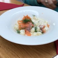 Salmon gnocchi  at The Station in Richmond