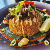 Rice dish at Jungle Bird in Birmingham