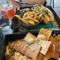 Rock lobster and Nachos  at Jungle Bird in Birmingham