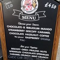 Menu  at The Happy Cow in Bristol