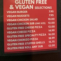 To-Go Menu Section  at Sophia's Italian Restaurant & Pizzeria in Reading