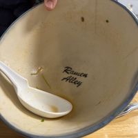 That good! Finished the whole bowl    at Ramen Alley in Columbus