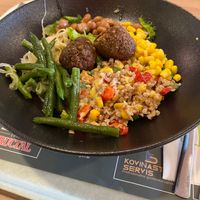 Salad from salad bar. at Interspar in Celje