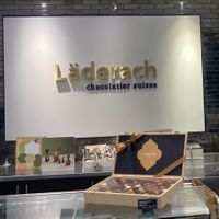 Inside at Läderach Chocolatier Suisse  in New York City