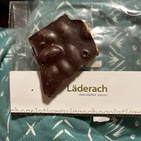 Carmel almond  at Läderach Chocolatier Suisse  in New York City
