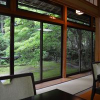 Dining room voew at Gyoshintei in Nikko
