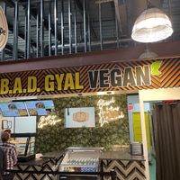 All of the options are vegan.  at B.A.D. Gyal Vegan in Marietta