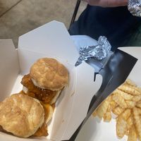 Honey heat biscuits 3/5  at B.A.D. Gyal Vegan in Marietta