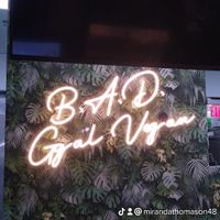 Sign at B.A.D. Gyal Vegan in Marietta