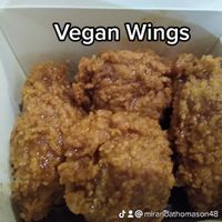 Wings at B.A.D. Gyal Vegan in Marietta