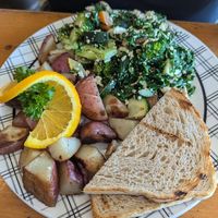 Vegan Tofu Scramble at Savoy Cafe and Deli in Santa Barbara