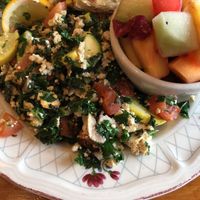 scrambled tofu at Savoy Cafe and Deli in Santa Barbara