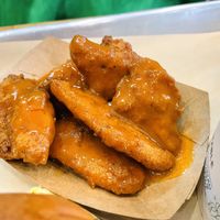 Buffalo wings  at Pure Grit BBQ in New York City