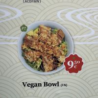 vegan bowl  at MITO in Vienna