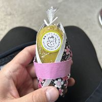 Chilled sweet potato wrapped in kimono 🥹🥹🥹  at Inishie-nishi in Kamakura