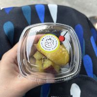 Chilled sweet potato, sliced up  at Inishie-nishi in Kamakura