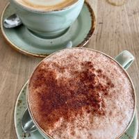 Vegan coffee & hot chocolate at Cult Cafe in Ullapool