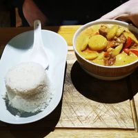 Massaman curry at The Chapel in Taunton